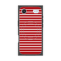 プレミアムスクエアケース with MagSafe［ Middle Border - Red ］