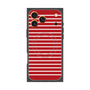 プレミアムスクエアケース with MagSafe［ Middle Border - Red ］