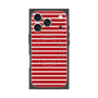 プレミアムスクエアケース with MagSafe［ Middle Border - Red ］