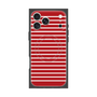 プレミアムスクエアケース with MagSafe［ Middle Border - Red ］