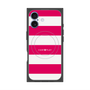 プレミアムスクエアケース with MagSafe［ Big Border - Pink ］