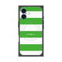 プレミアムスクエアケース with MagSafe［ Big Border - Green ］