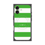 プレミアムスクエアケース with MagSafe［ Big Border - Green ］