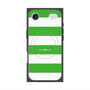 プレミアムスクエアケース with MagSafe［ Big Border - Green ］