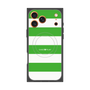 プレミアムスクエアケース with MagSafe［ Big Border - Green ］