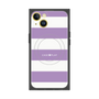 プレミアムスクエアケース with MagSafe［ Big Border - Purple ］