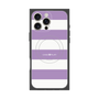 プレミアムスクエアケース with MagSafe［ Big Border - Purple ］