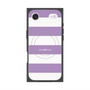 プレミアムスクエアケース with MagSafe［ Big Border - Purple ］