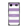 プレミアムスクエアケース with MagSafe［ Big Border - Purple ］
