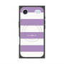 プレミアムスクエアケース with MagSafe［ Big Border - Purple ］