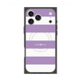 プレミアムスクエアケース with MagSafe［ Big Border - Purple ］