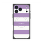 プレミアムスクエアケース with MagSafe［ Big Border - Purple ］