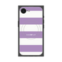 プレミアムスクエアケース with MagSafe［ Big Border - Purple ］