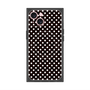 プレミアムスクエアケース with MagSafe［ Small Dot - Black ］