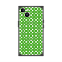 プレミアムスクエアケース with MagSafe［ Small Dot - Green ］