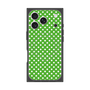 プレミアムスクエアケース with MagSafe［ Small Dot - Green ］