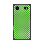 プレミアムスクエアケース with MagSafe［ Small Dot - Green ］