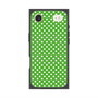 プレミアムスクエアケース with MagSafe［ Small Dot - Green ］