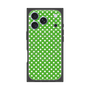 プレミアムスクエアケース with MagSafe［ Small Dot - Green ］