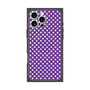 プレミアムスクエアケース with MagSafe［ Small Dot - Purple ］