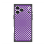プレミアムスクエアケース with MagSafe［ Small Dot - Purple ］