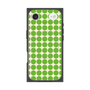 プレミアムスクエアケース with MagSafe［ Big Dot - Green ］