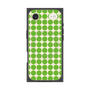 プレミアムスクエアケース with MagSafe［ Big Dot - Green ］