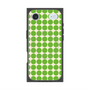 プレミアムスクエアケース with MagSafe［ Big Dot - Green ］