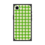 プレミアムスクエアケース with MagSafe［ Big Dot - Green ］