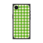 プレミアムスクエアケース with MagSafe［ Big Dot - Green ］