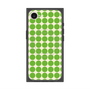 プレミアムスクエアケース with MagSafe［ Big Dot - Green ］