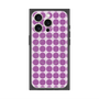 プレミアムスクエアケース with MagSafe［ Big Dot - Purple ］