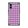 プレミアムスクエアケース with MagSafe［ Big Dot - Purple ］