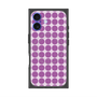 プレミアムスクエアケース with MagSafe［ Big Dot - Purple ］