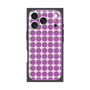 プレミアムスクエアケース with MagSafe［ Big Dot - Purple ］