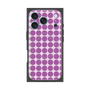 プレミアムスクエアケース with MagSafe［ Big Dot - Purple ］