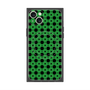 プレミアムスクエアケース with MagSafe［ Shower Dot - Green ］