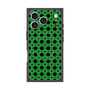 プレミアムスクエアケース with MagSafe［ Shower Dot - Green ］