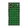 プレミアムスクエアケース with MagSafe［ Shower Dot - Green ］