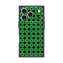 プレミアムスクエアケース with MagSafe［ Shower Dot - Green ］