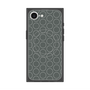 プレミアムスクエアケース with MagSafe［ Dot Circle - Gray ］