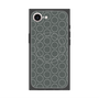 プレミアムスクエアケース with MagSafe［ Dot Circle - Gray ］