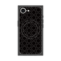 プレミアムスクエアケース with MagSafe［ Dot Circle - Black ］