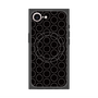 プレミアムスクエアケース with MagSafe［ Dot Circle - Black ］
