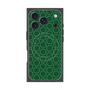 プレミアムスクエアケース with MagSafe［ Dot Circle - Green ］