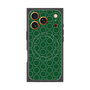 プレミアムスクエアケース with MagSafe［ Dot Circle - Green ］