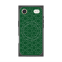 プレミアムスクエアケース with MagSafe［ Dot Circle - Green ］