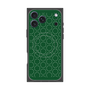 プレミアムスクエアケース with MagSafe［ Dot Circle - Green ］