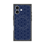 プレミアムスクエアケース with MagSafe［ Dot Circle - Navy ］