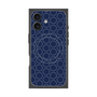 プレミアムスクエアケース with MagSafe［ Dot Circle - Navy ］